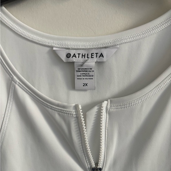 Athleta Ace Tennis Dress Zip Athletic Sportswear Skater Stretchy Fit & Flare - Picture 6 of 9